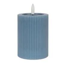 LED svíčka BLUE Ø 8x13 cm / 2xAA