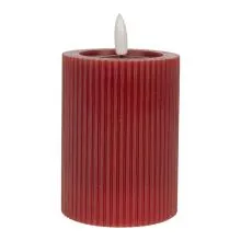 LED svíčka RED Ø 8x13 cm / 2xAA