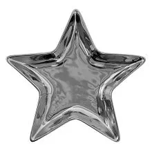 Dekorativní keramická miska STAR SILVER 16*16*2 cm