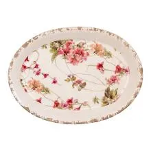 Dekorativní keramický talíř ELEGANT LILY