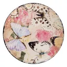 Keramická podložka pod nádobí BUTTERFLIES Ø 16x1 cm