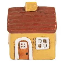 Dekorativní domeček na čajovou svíčku 8x7x10 cm