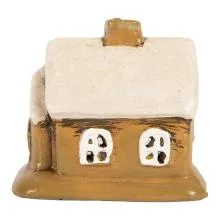 Dekorativní domeček na čajovou svíčku 9x7x10 cm