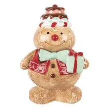 Keramická dóza GINGERBREAD MAN 17x14x24 cm