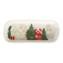 Keramická miska HOUSES 30x12x3 cm