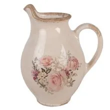 Dekorativní keramický džbánek NOSTALGIC ROSE 16x12x19 cm