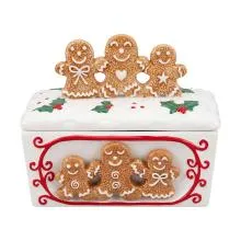 Keramická dóza GINGERBREAD MAN 23x12x18 cm