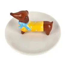 Dekorativní keramická miska DOG Ø 13x7 cm