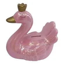 Keramická pokladnička SWAN 11x7x12 cm