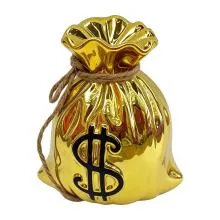 Keramická pokladnička COIN BANK 12x9x13 cm