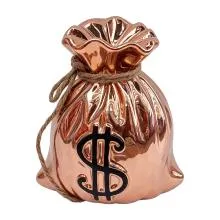Keramická pokladnička COIN BANK 12x9x13 cm