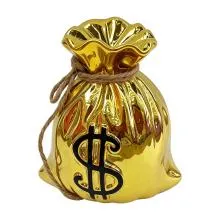 Keramická pokladnička COIN BANK 12x9x13 cm