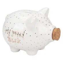 Keramická pokladnička PIGGY 15x11x12 cm