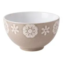 Keramická miska s květinovým dekorem Ø 11x7 cm / 300 ml