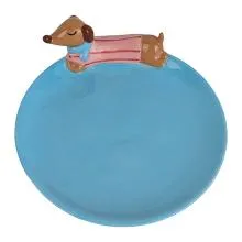 Keramický talíř DOG 15x14x5 cm