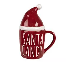 Keramický hrnek s pokličkou SANTA