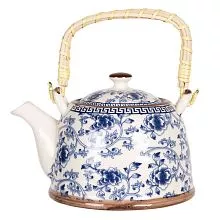 Porcelánová konvička na čaj FLOWERS