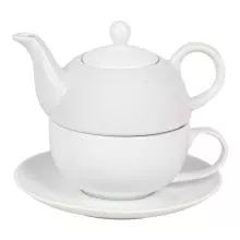 Keramická čajová souprava pro jednoho 17x16x13 cm / 350 ml / 250 ml