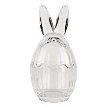 Skleněná dózička RABBIT Ø 6x11 cm
