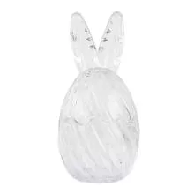 Skleněná dózička RABBIT Ø 9x17 cm