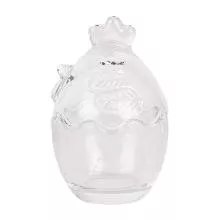 Skleněná dózička CHICKEN Ø 6x9 cm