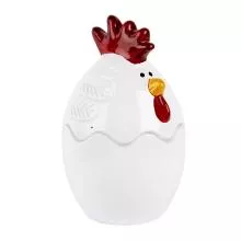 Skleněná dózička CHICKEN Ø 6x9 cm