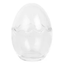 Skleněná dózička EGG Ø 8x12 cm