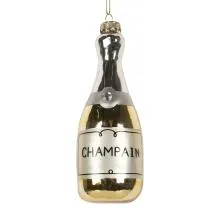 Skleněná vánoční ozdoba BOTTLE