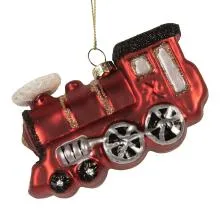 Skleněná vánoční ozdoba TRAIN