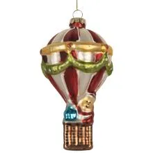 Skleněná vánoční ozdoba AIR BALLOON