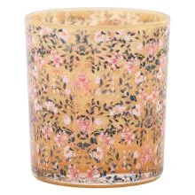 Sklenička na čajovou svíčku FLOWERS