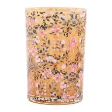 Sklenička na čajovou svíčku FLOWERS