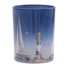 Sklenička na čajovou svíčku SAILBOAT