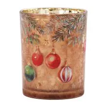 Sklenička na čajovou svíčku CHRISTMAS