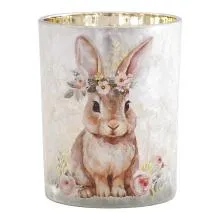 Sklenička na čajovou svíčku BUNNY