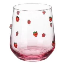Sklenička na vodu STRAWBERRIES