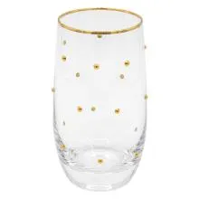 Sklenička na vodu DOT Ø 6x13 cm / 300 ml