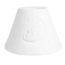 Porcelánové stínidlo na lampu CATS Ø 15x10 cm