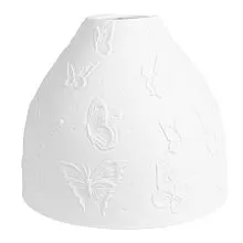 Porcelánové stínidlo na lampu BUTTERFLIES Ø 15x12 cm