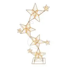 Floor Lamp Gold colored Plastic