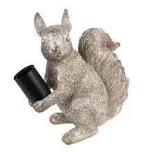 Stolní lampa SQUIRREL stříbrná