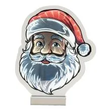 Vánoční zrcadlová lampa Infinity SANTA CLAUS 19x5x22 cm