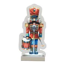 Vánoční zrcadlová lampa Infinity NUTCRACKER 12x7x24 cm