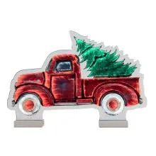Vánoční zrcadlová lampa Infinity CAR 40x5x28 cm