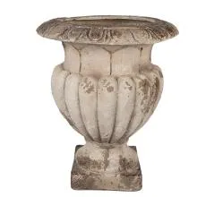 Květináč na stopce z magnesia oxide Ø 30x35 cm