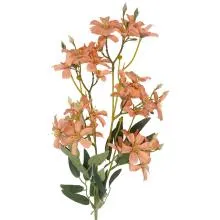 Umělá větvička s oranžovými květy 65 cm