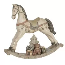Dekorativní figurka houpacího koníka 30*8*27 cm