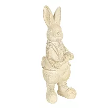Dekorativní figurka zajíce s mrkví