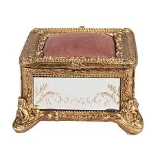 Polyrezinová šperkovnice 12x12x7 cm