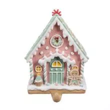 Háček na vánoční punčochu GINGERBREAD HOUSE